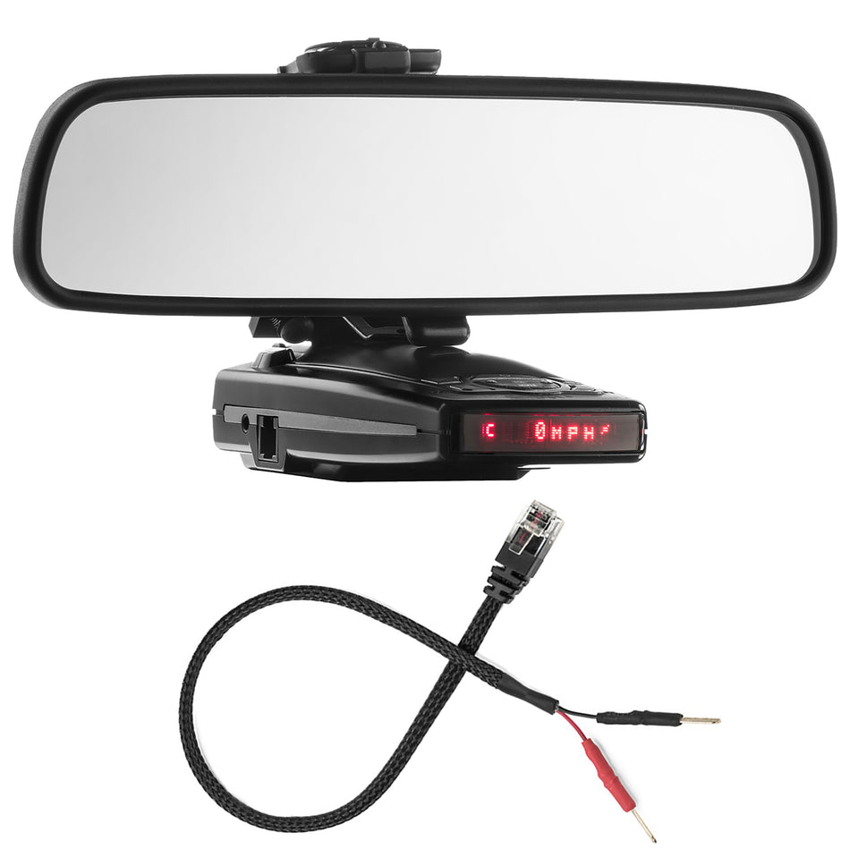 Mirror Mount + Mirror Wire for Escort Radar Detectors - 9500ix 8500x50 Redline (4001101)