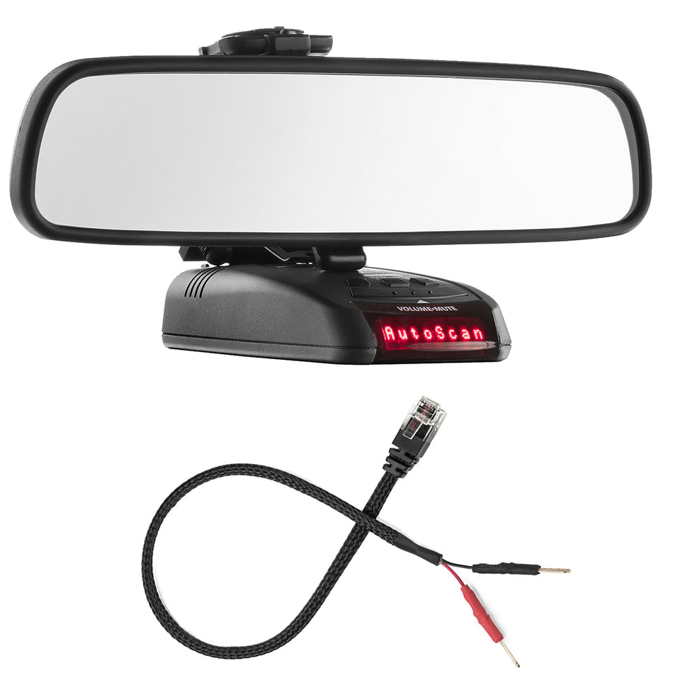 Mirror Mount + Mirror Wire for Beltronics Radar Detectors - Vector RX65 STI Magnum (4001101B)
