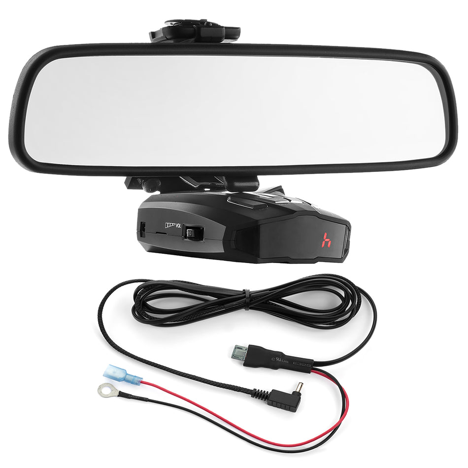 Mirror Mount + Direct Wire for Cobra Radar Detectors - RAD 480i 380 450 350 XRS (4001203)