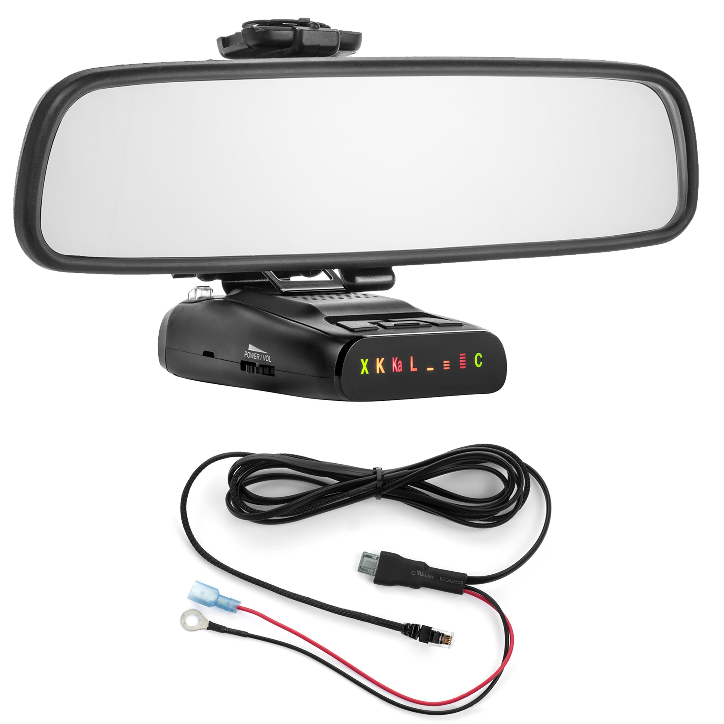 Uniden R3 Ram Mount Radar Mount Mirror Mount + Direct Wire for Uniden Radar Detectors ...